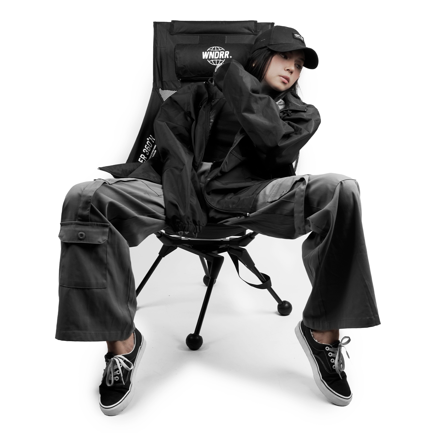 WNDRR Settler 360°- High Back Swivel Chair (150 KG)